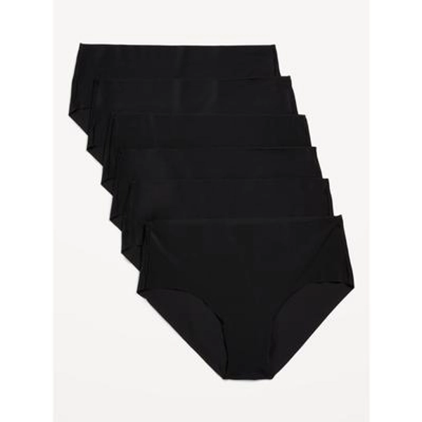 Low-Rise No-Show Hipster Underwear 6-Pack