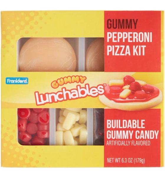 World Market Lunchables Pepperoni Pizza Gummy Candy Kit