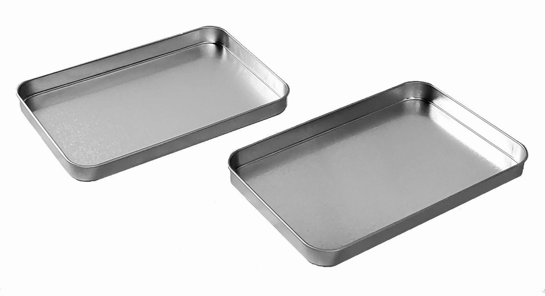 Steel Baking Trays compatible with Easy Bake Ultimate Oven | 2-Pack | Accessories for Cooking Easy Bake Oven Mixes | Easy Bake Oven Tray | Measures 5.5"L x 3.63"W x 0.5"H - Walmart.com