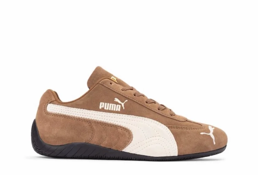 Womens PUMA Speedcat OG Athletic Shoe - Haute Coffee / Frosted Ivory / Black