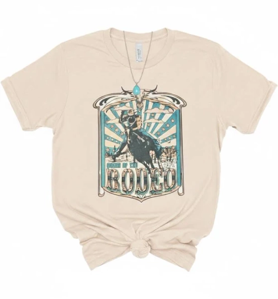 Rowdy Rowels Rodeo Queen Western Graphic Tee