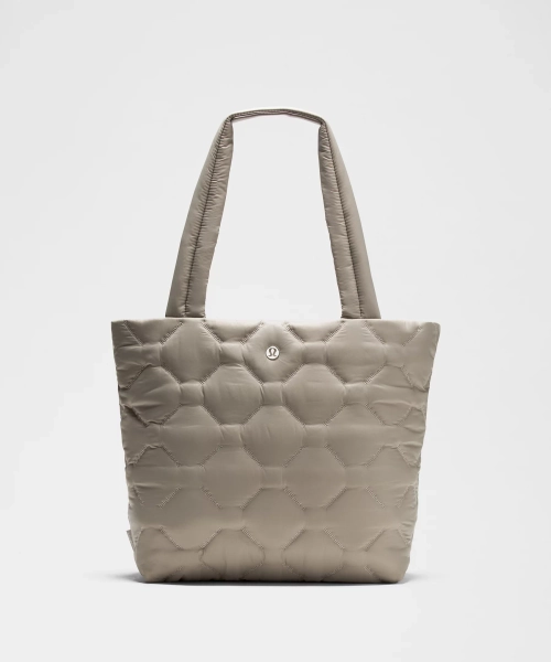 Lululemon Quilty Pleasures Tote Bag *Medium 12L - Warm Ash Grey - ONE SIZE