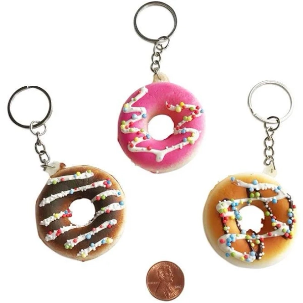 Donut Keychain Squishy - Pick Your Favorite!