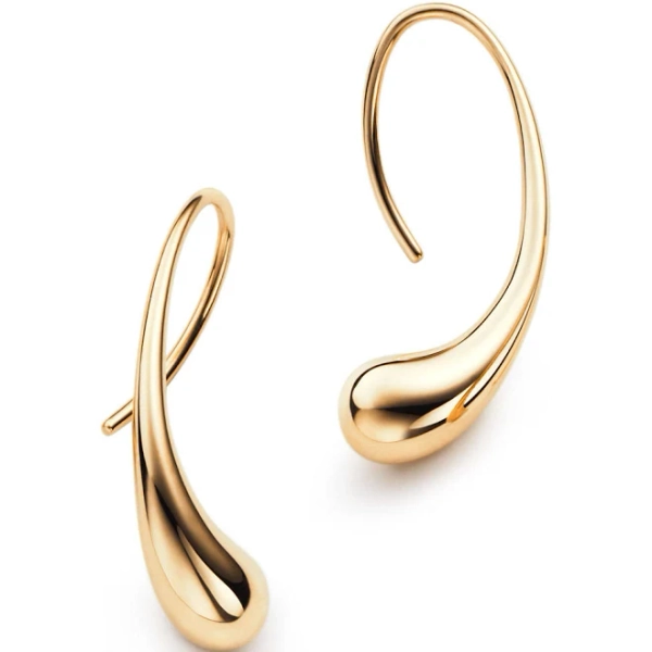Elsa Peretti Teardrop Gold Earrings
