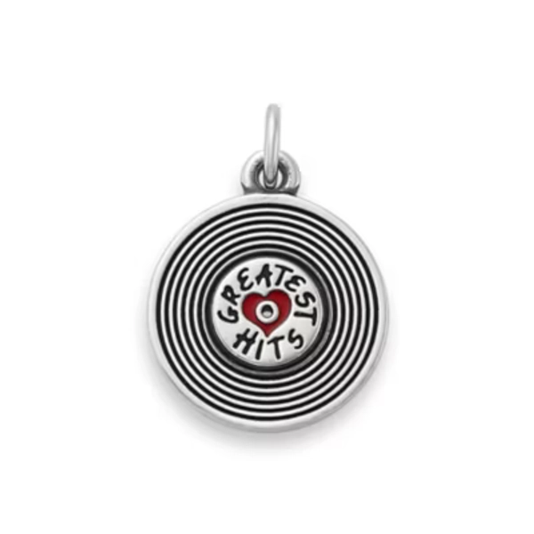 Greatest Hits Album Enamel Charm