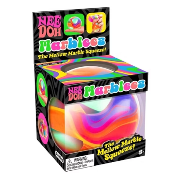 Schylling Marbleez The Mellow Marble NeeDoh Squishy Fidget Toy Multicolor 1ct