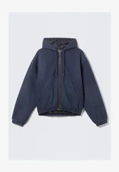 HOODIE JACKET CHAPMAN - Bomberjacke - washed navy