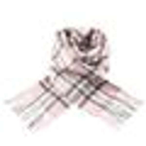 Edinburgh 100% Lambswool Tartan Scarf Thomson Pale Pink - THOMSON PALE PINK / One Size