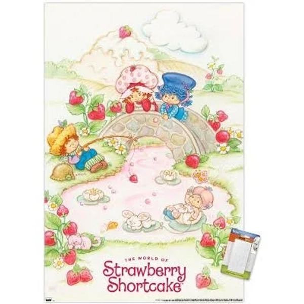 trends international The World of Strawberry Shortcake Bridge and Friends Wall Poster
