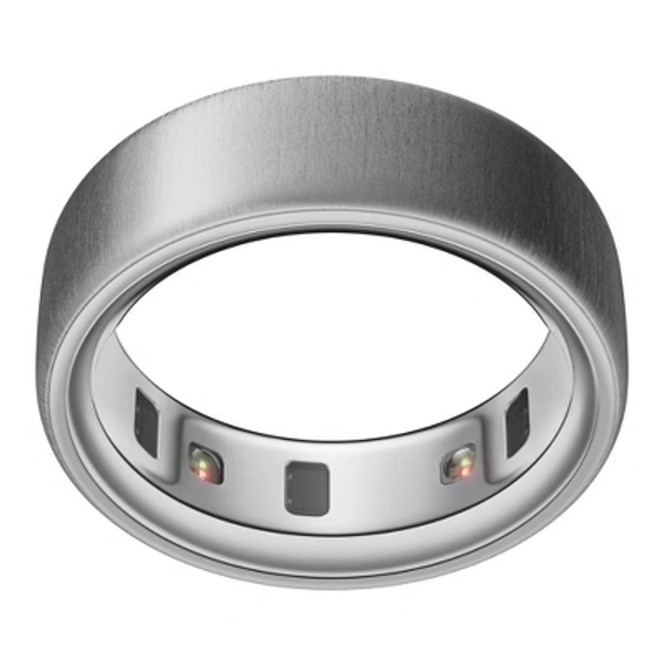 Oura Ring 4 Brushed Silver - Size 7