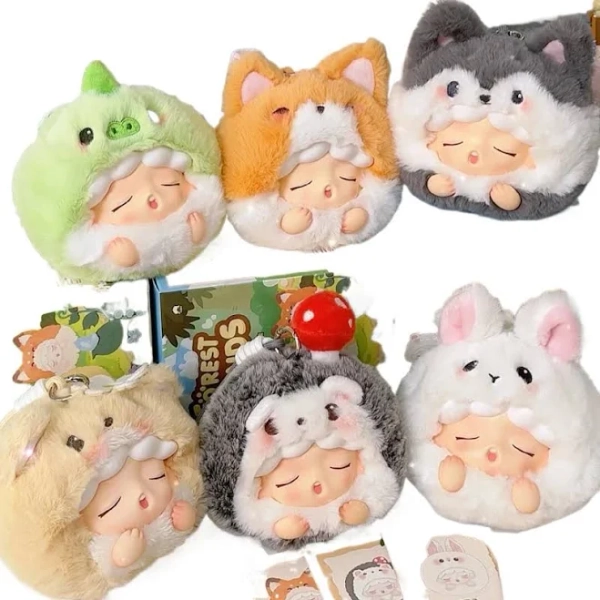 Genuine Yumo Forest Friends Series Blind Box Cute Anime Doll Surprise Bag Lovely Action Figure