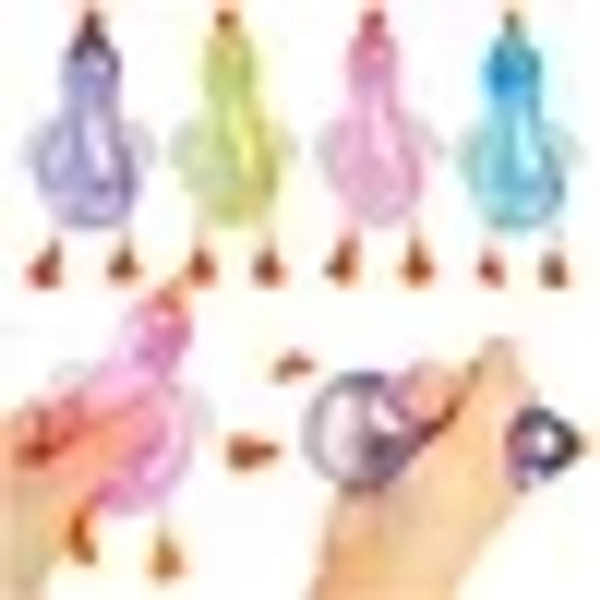Lekihaqq 1 Packs Glitter Ducks Squishy Fidget Toys Stress Relief Sensory Balls for Adults Anxiety Focus Desk Toys Fun Party Favors Stocking Stuffers