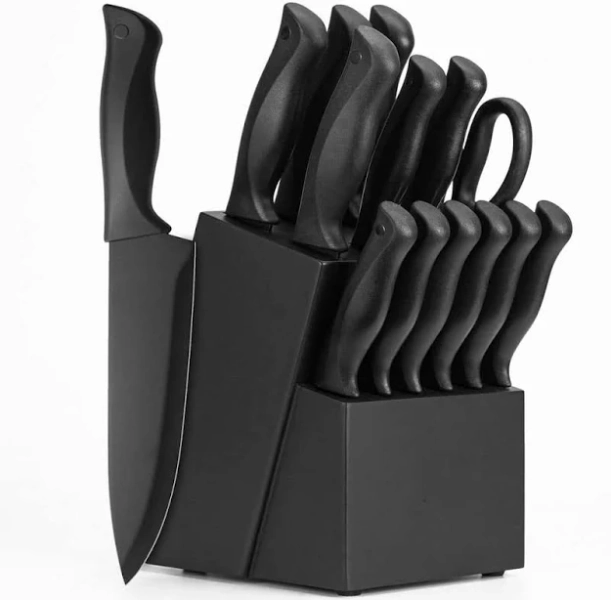 Wudkey 15-Piece Kitchen Knife Set