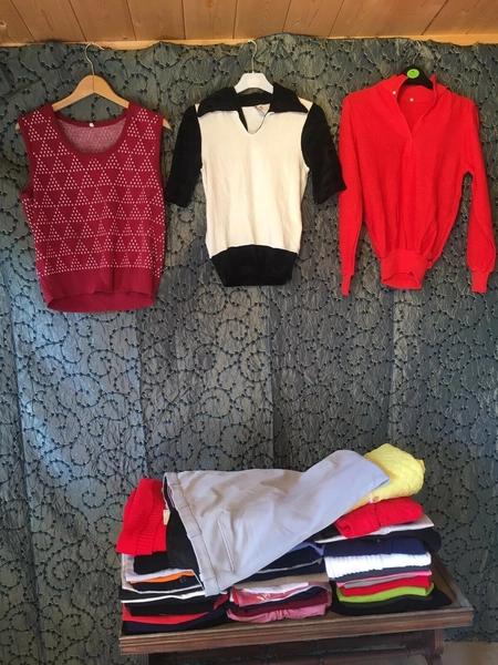 Unworn New Old Stock Joblot 50 vintage clothes 1970s 1980s Women Mens Children's