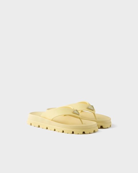 Rubber thong sandals