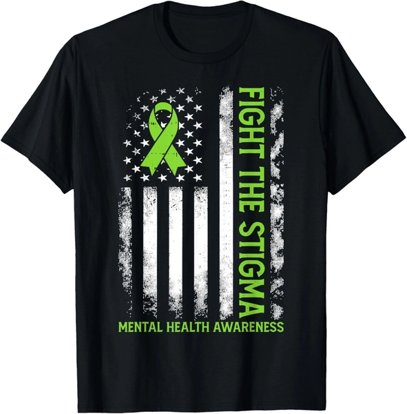 Fight Stigma Mental Health Matters Awareness US Unisex T-Shirt