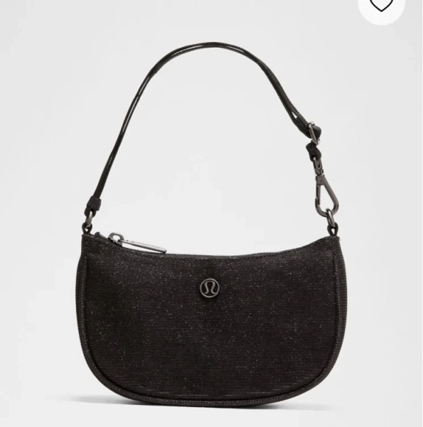 City Essentials Mini Shoulder Bag 1L *Glitter - Dark Silver/Graphite Grey/Silver - ONE SIZE