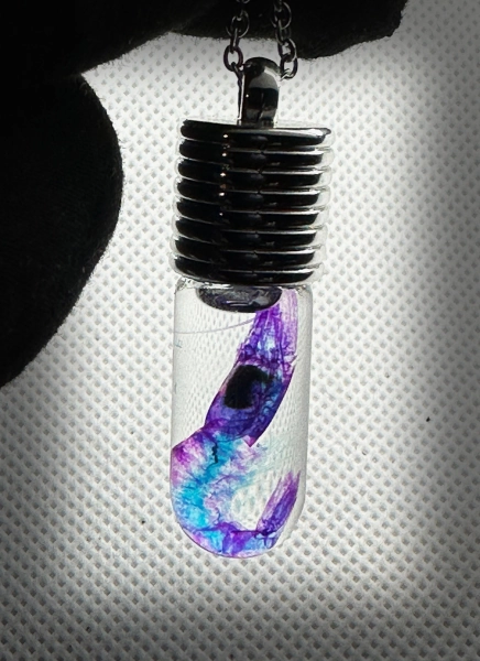 Emotional Support Shrimp Pendant - Witchy Jewelry - Oddities Curiosities Collection