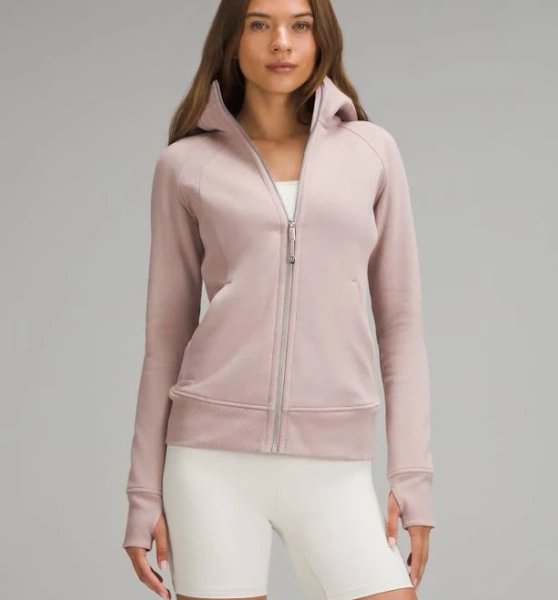 Lululemon Women's Scuba Full-Zip Hoodie in Cotton-Blend Fleece