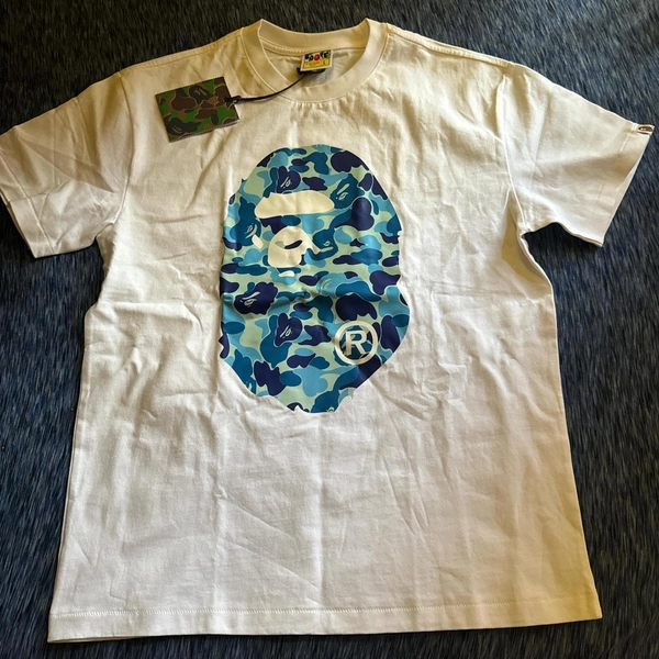 ABC Bape big head tee blue colorway brand new size...