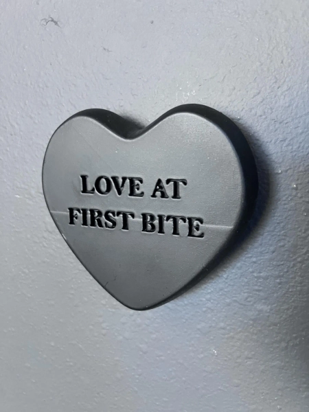 CLEARANCE  Gothic Heart Love at First Bite wall Decor