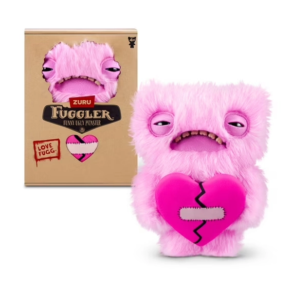 Fuggler Love Fugg 9 inch (Wide Eyed Weirdo), Funny Ugly Monster Soft Plush Toy by ZURU
