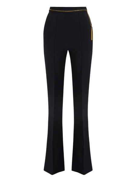 Elisabetta Franchi crepe flared trousers | 42