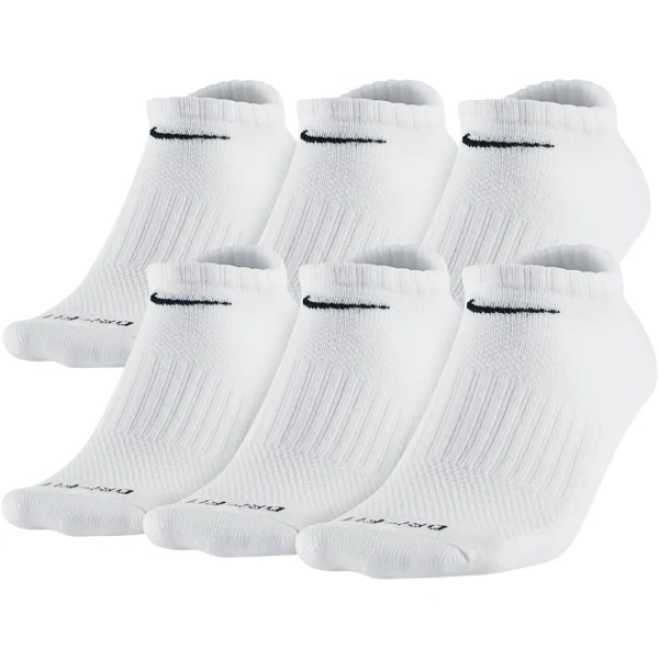 Men's Nike Everyday Plus Cushioned No-Show Training Socks