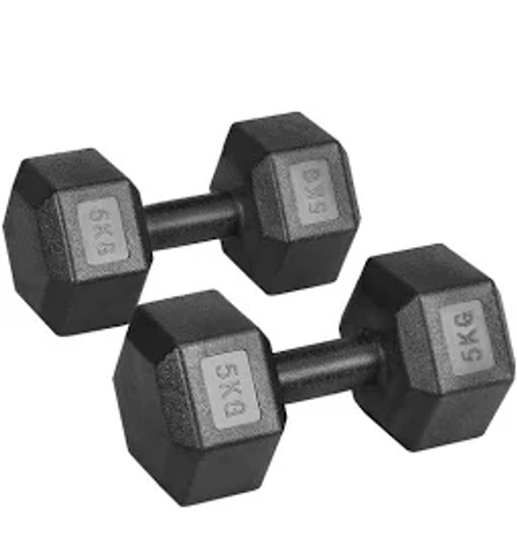 Set of 2 Dumbbells for Strength Training Aerobic