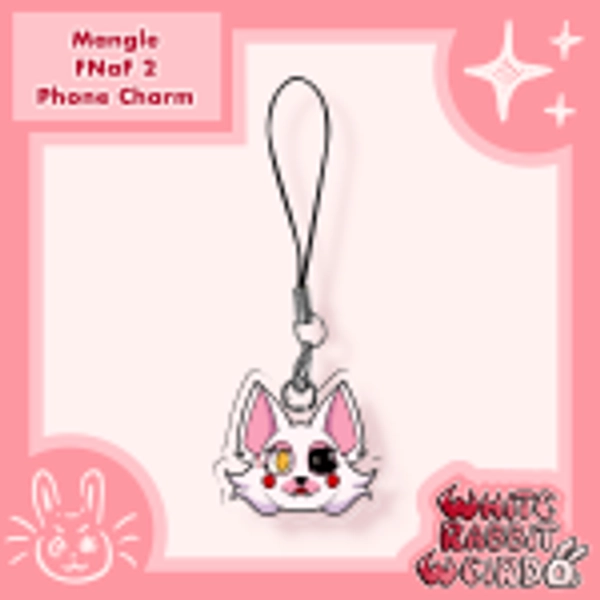 Mangle - FNaF 2 Phone Charm by WhiteRabbitWeirdo - ACGGOODS