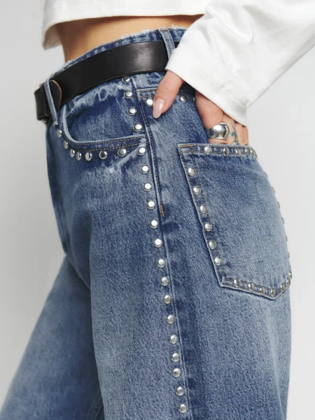 Cary High Rise Slouchy Wide Leg Long Jeans