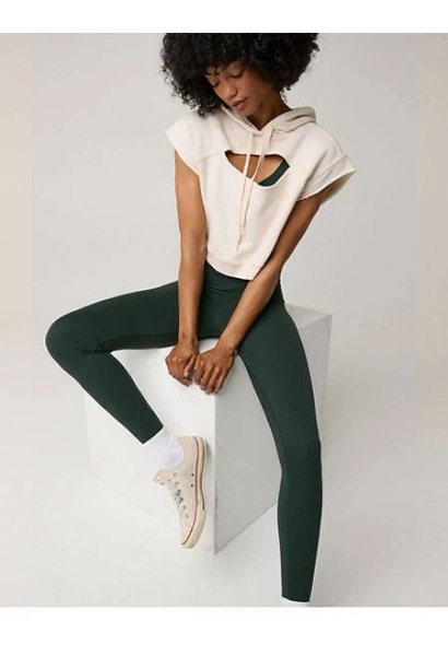 Aerie Real Me High Waisted Crossover Leggings