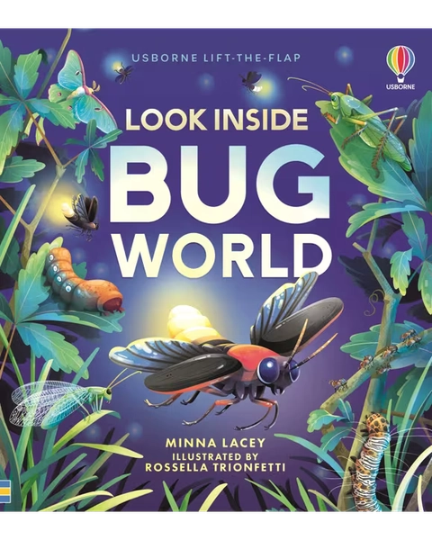 Usborne Lift-The-Flap Look Inside Bug World by Minna Lacey - Book