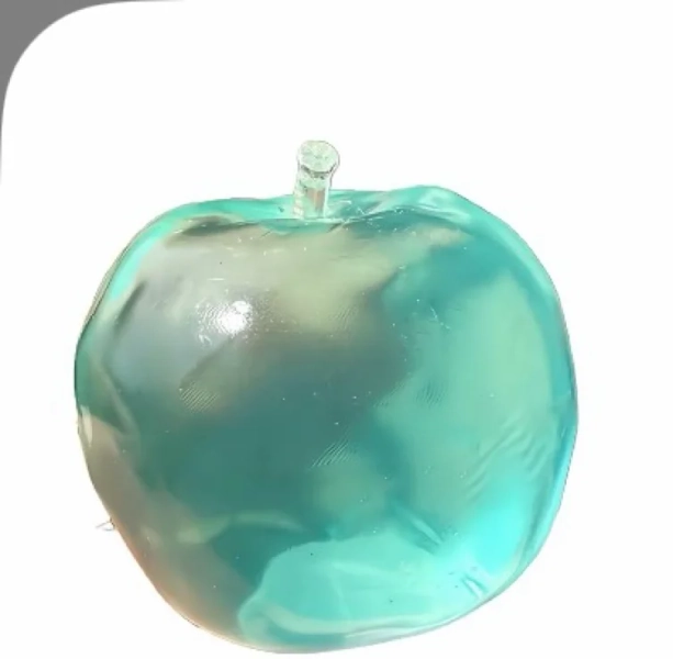 Blue squishy apple