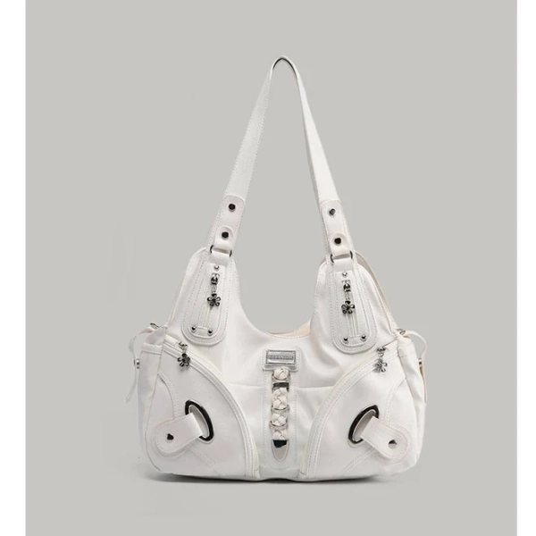 Y2k Leather Shoulder Bag