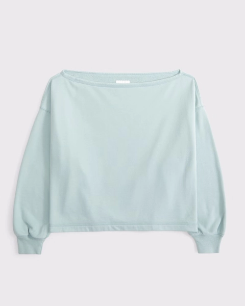 Sunday Terry Off-The-Shoulder Top