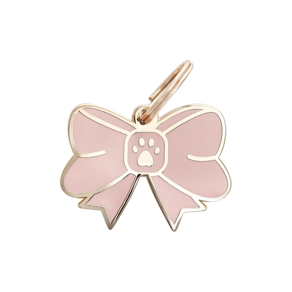 Two Tails Pet Company Bow Pet ID Tag
