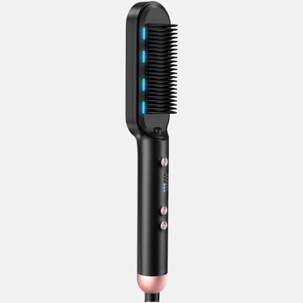 2-in-1 Sleek Sweep Lonic Hair Straightener Brush