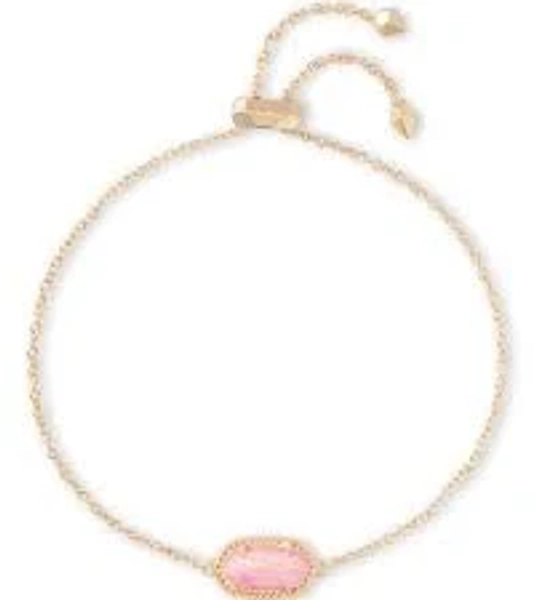 Esen Gold Light Pink Opal Bracelet