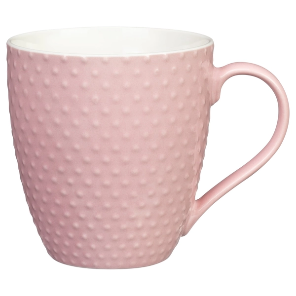 Jumbo Dot Embossed Mug - Pink