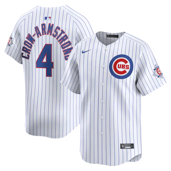 Pete Crow-Armstrong Chicago Cubs Nike 150th Anniversary Limited Jersey - White