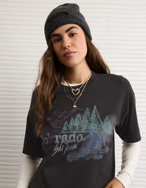 AE Colorado Oversized Graphic T-Shirt