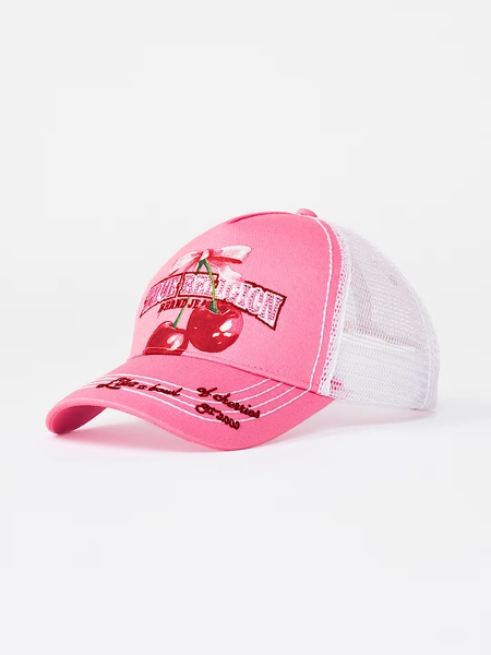CHERRY LOGO TRUCKER HAT