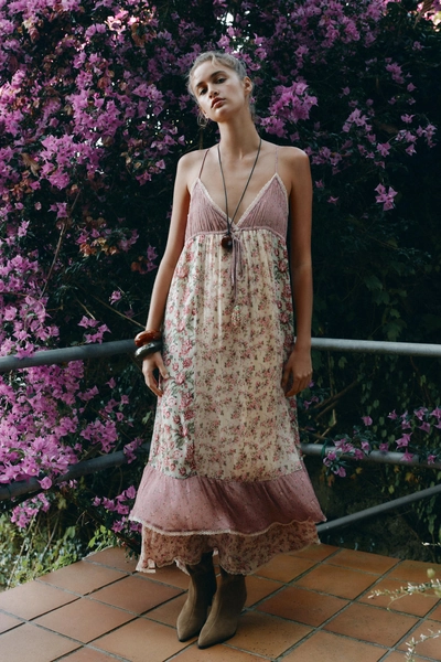 FLORAL PATCHWORK DRESS