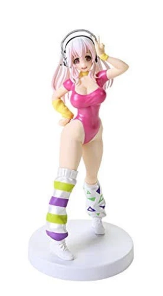 Super Sonico Concept Figure 80's Pink Ver. JAPAN FuRyu 170mm