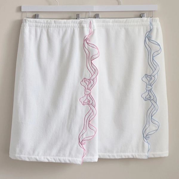 LoveShackFancy Palace Bow Bath Wrap