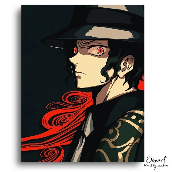 Demon Slayer: Muzan - Anime Paint By Numbers Kit