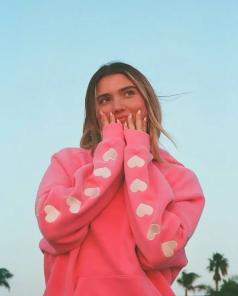Dandy Worldwide Heart On My Sleeve Oversized Lux Hoodie