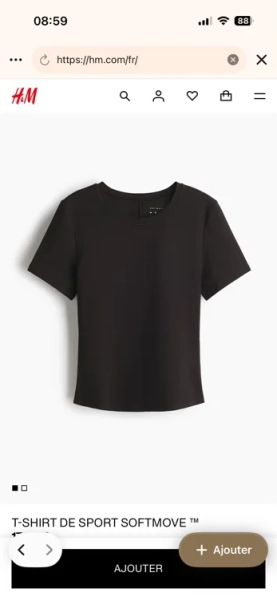 T-shirt de sport SoftMove ™ - Lilas givré