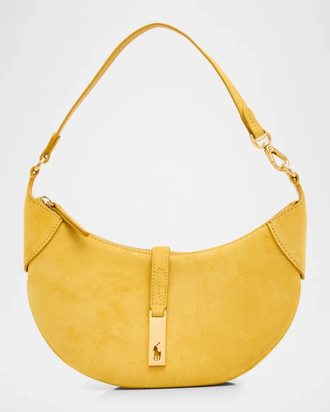 Polo ID Suede Mini Shoulder Bag